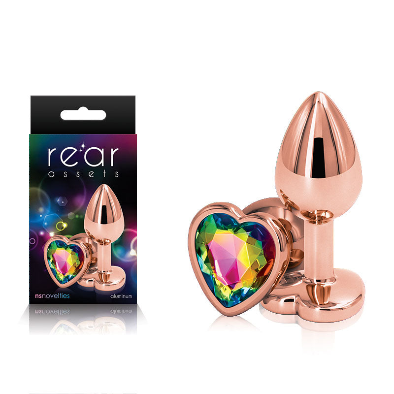 Rear Assets Rose Gold Heart Small - Club X